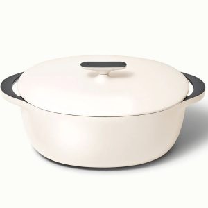 Cast Iron Oval Dutch Oven with Lid