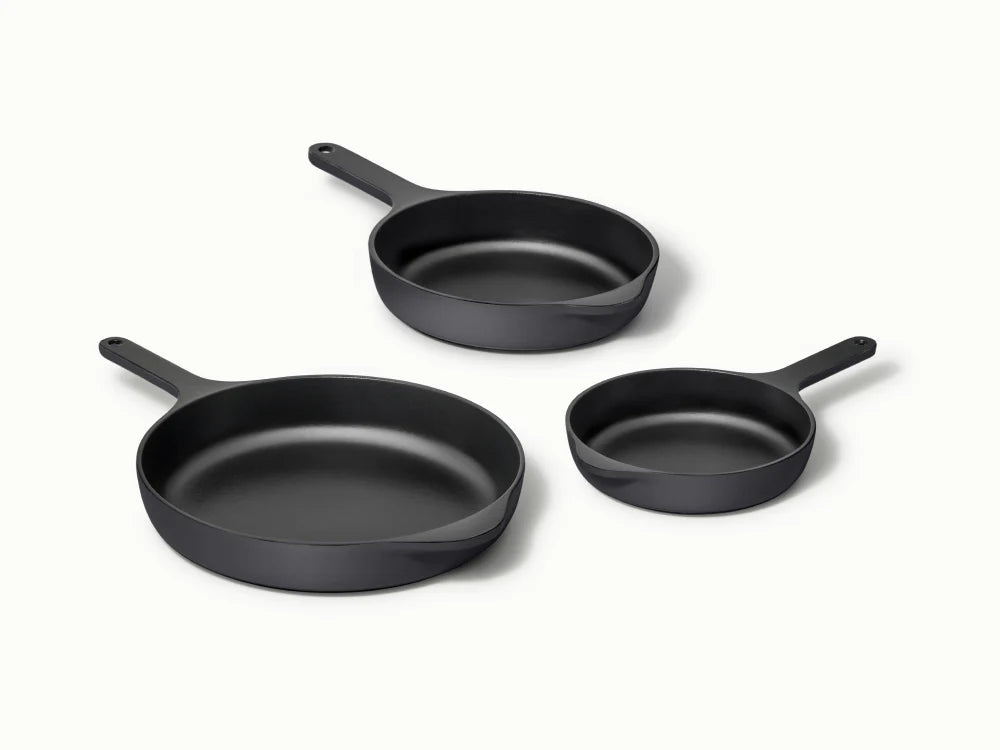 Enameled Cast Iron Skillet Trio - Image 4
