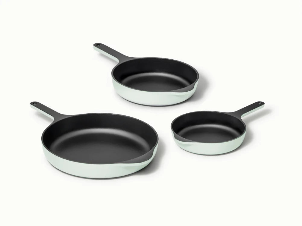 Enameled Cast Iron Skillet Trio - Image 5
