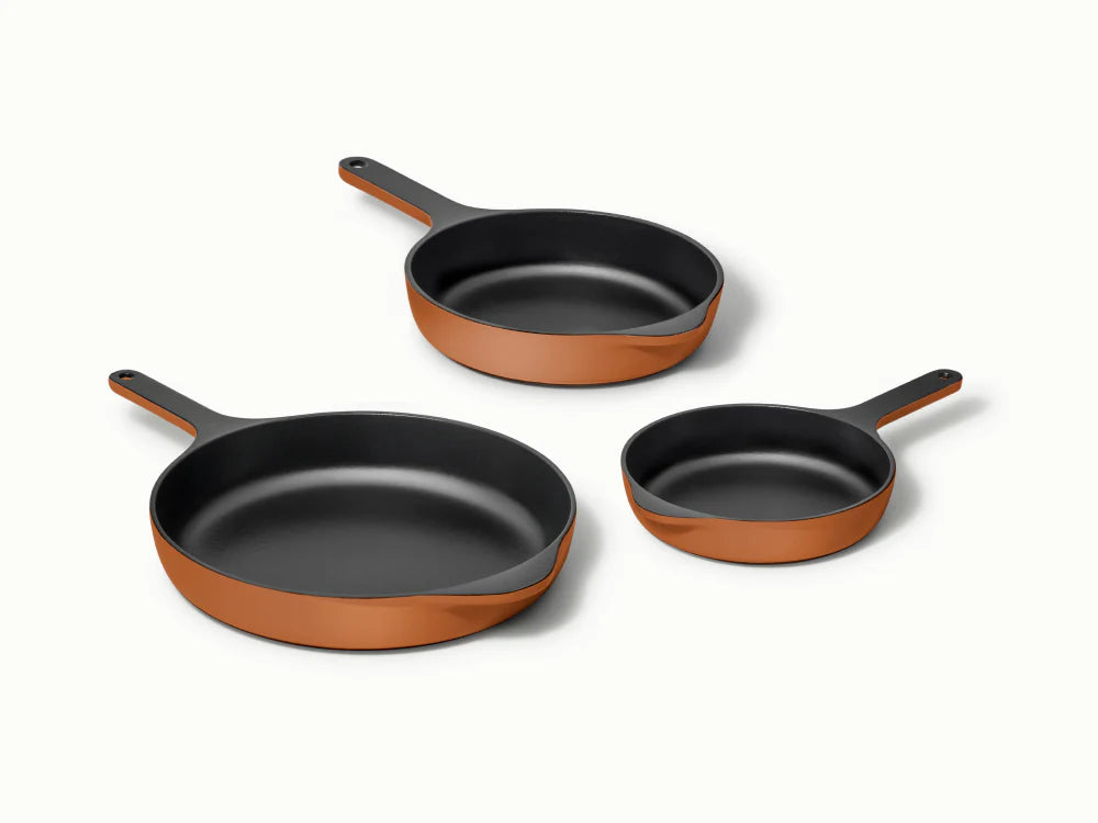 Enameled Cast Iron Skillet Trio - Image 6